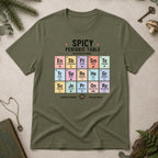 Periodic Table T-Shirt - Military Green