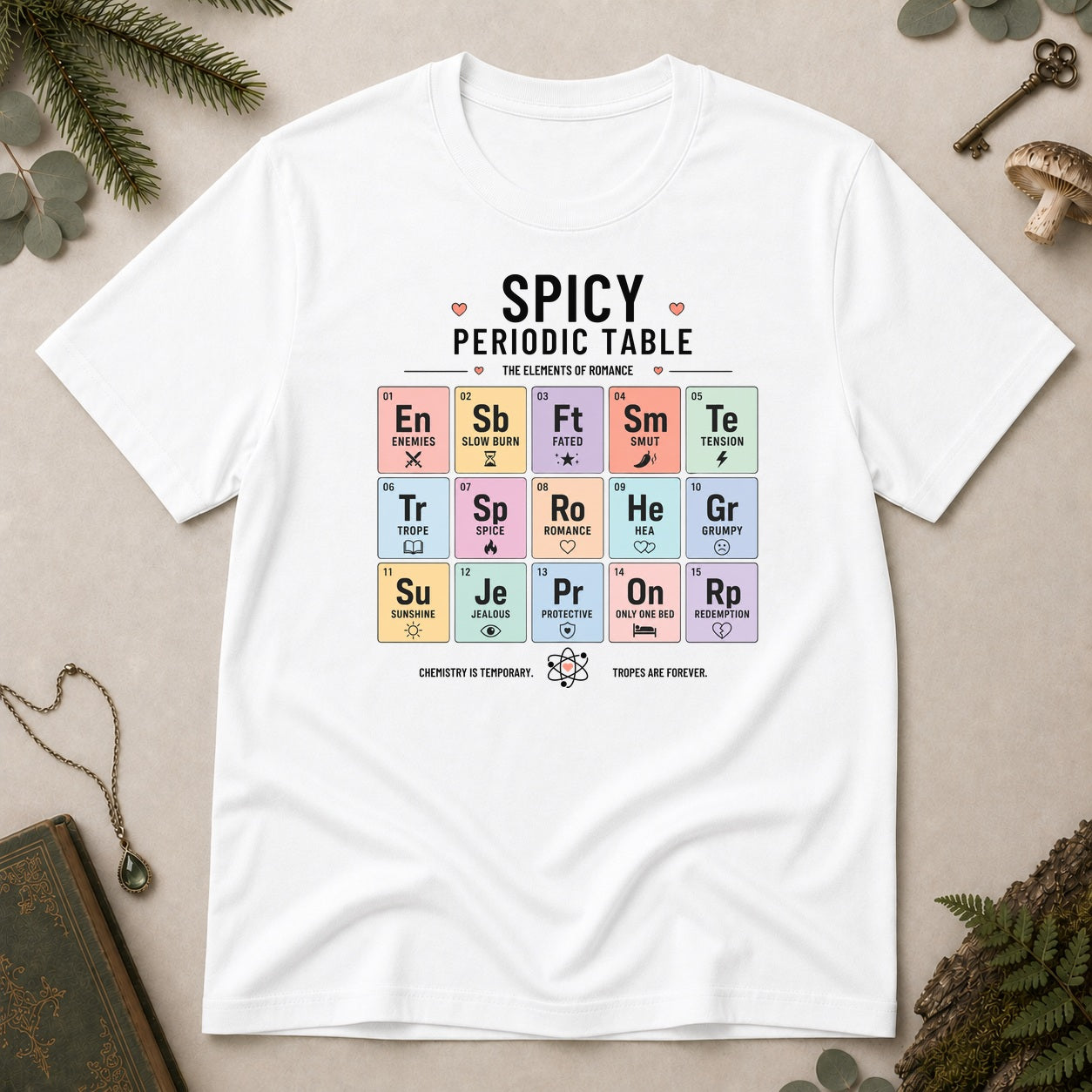 Periodic Table T-Shirt - White