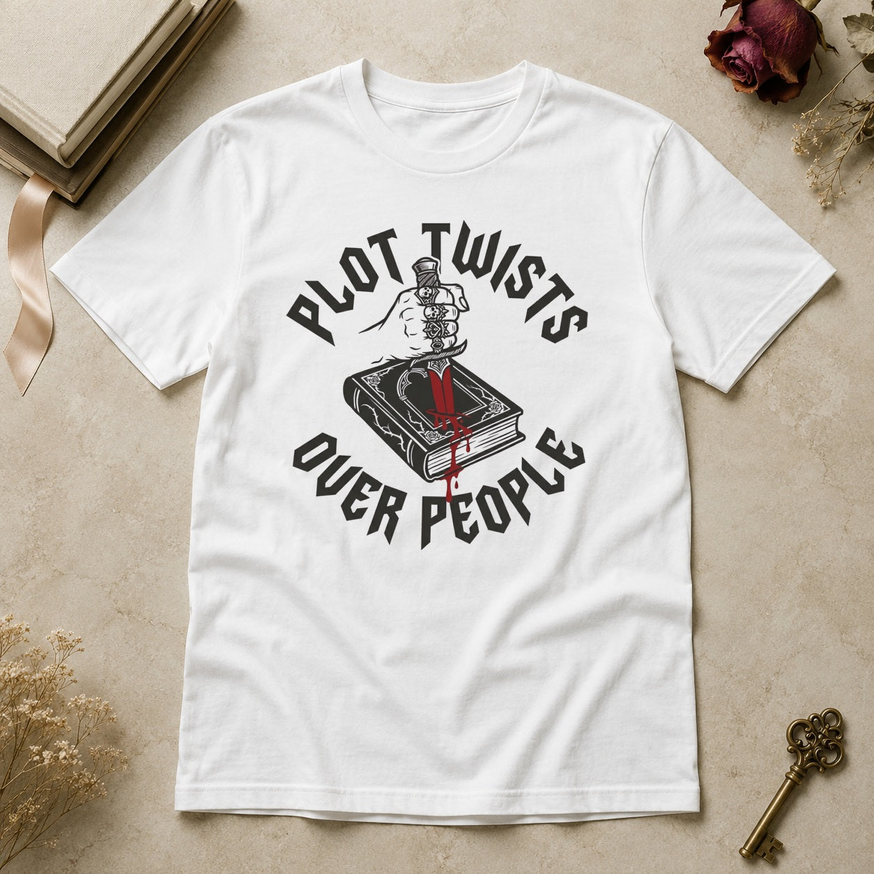 Plot Twists Over People T-Shirt