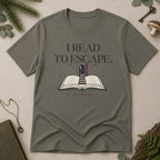 Read to Escape T-Shirt - Charcoal