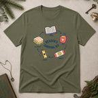 Reader's Survival Kit T-Shirt - Military Green