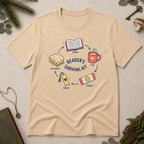 Reader's Survival Kit T-Shirt - Sand