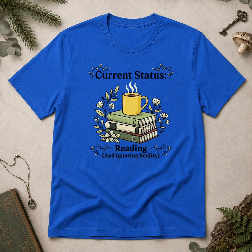 Reading and Ignoring T-Shirt - Royal