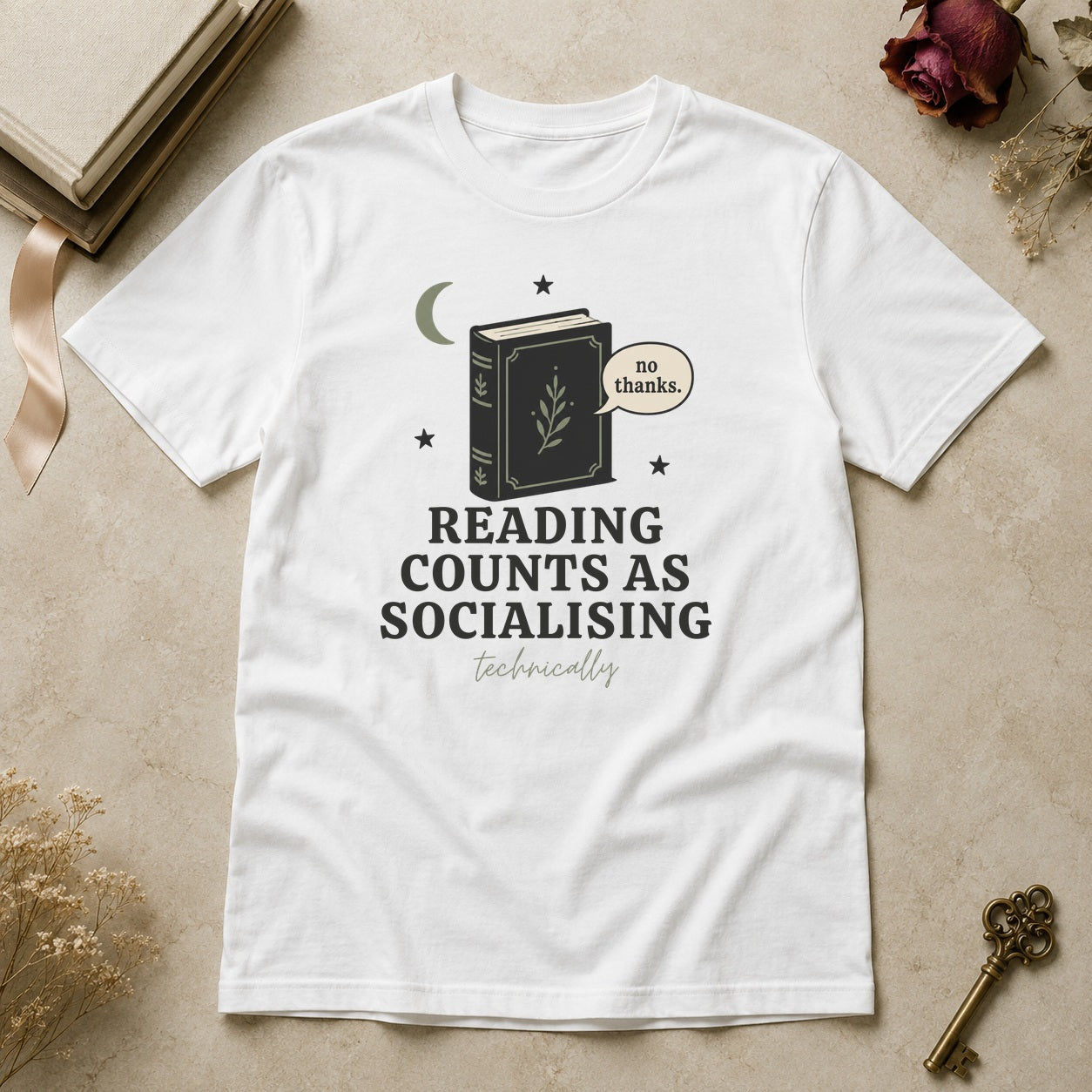 Reading is Socialising T-Shirt