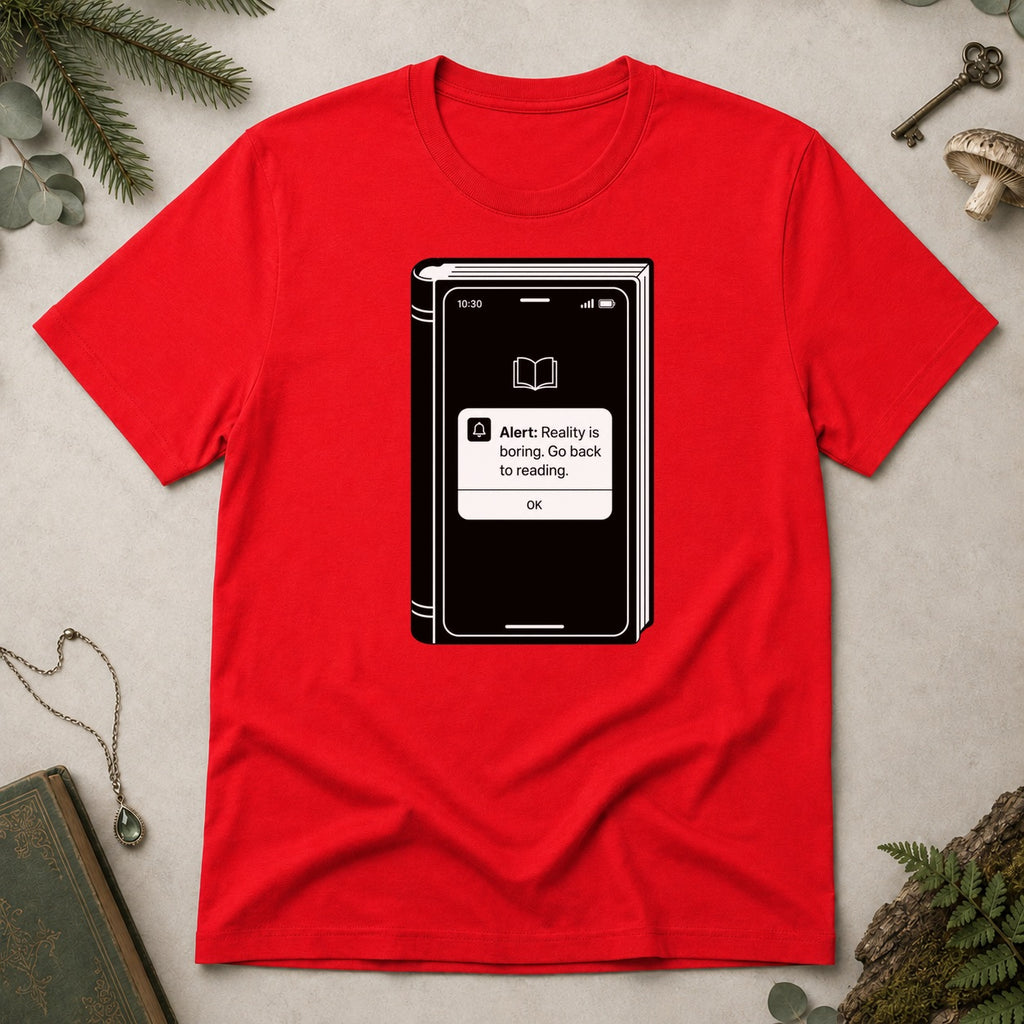 Reality Boring T-Shirt - Red