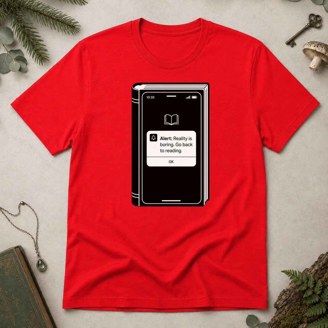 Reality Boring T-Shirt - Red