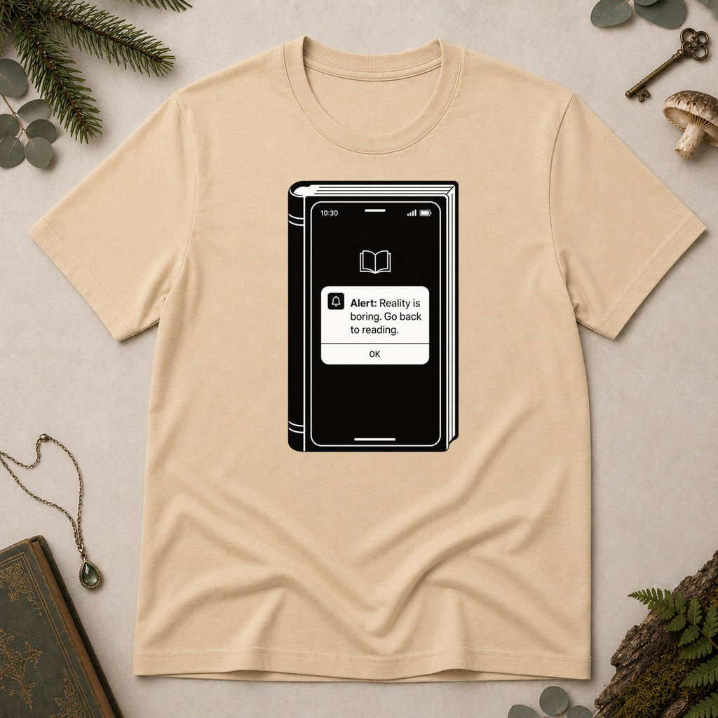 Reality Boring T-Shirt - Sand