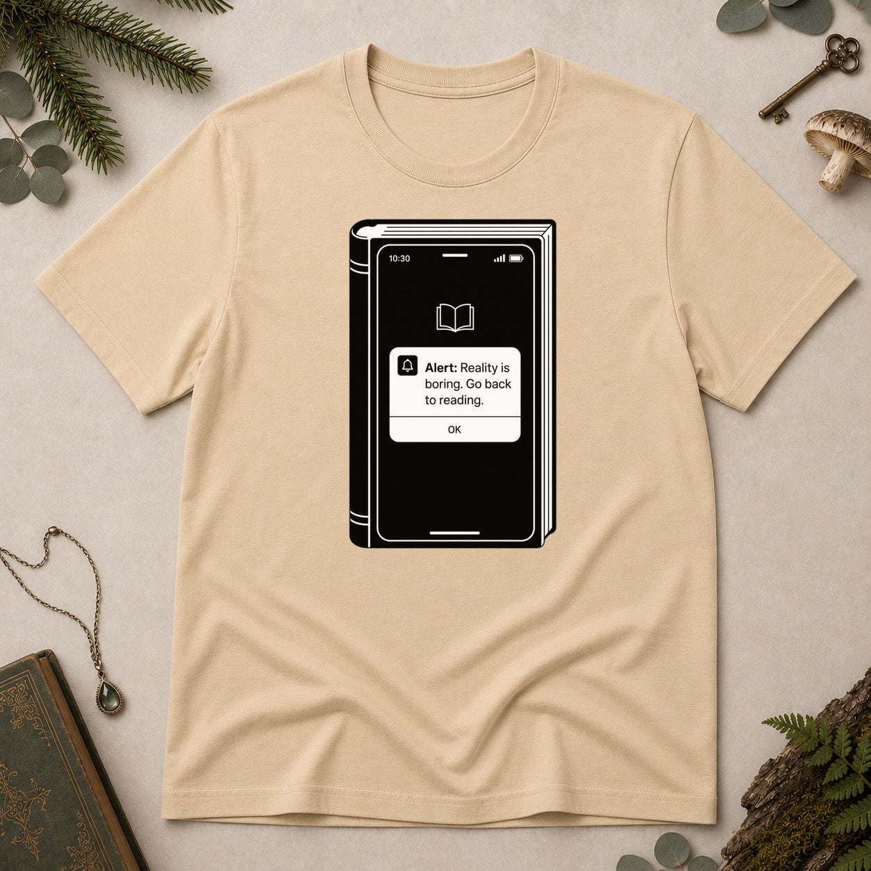 Reality Boring T-Shirt - Sand