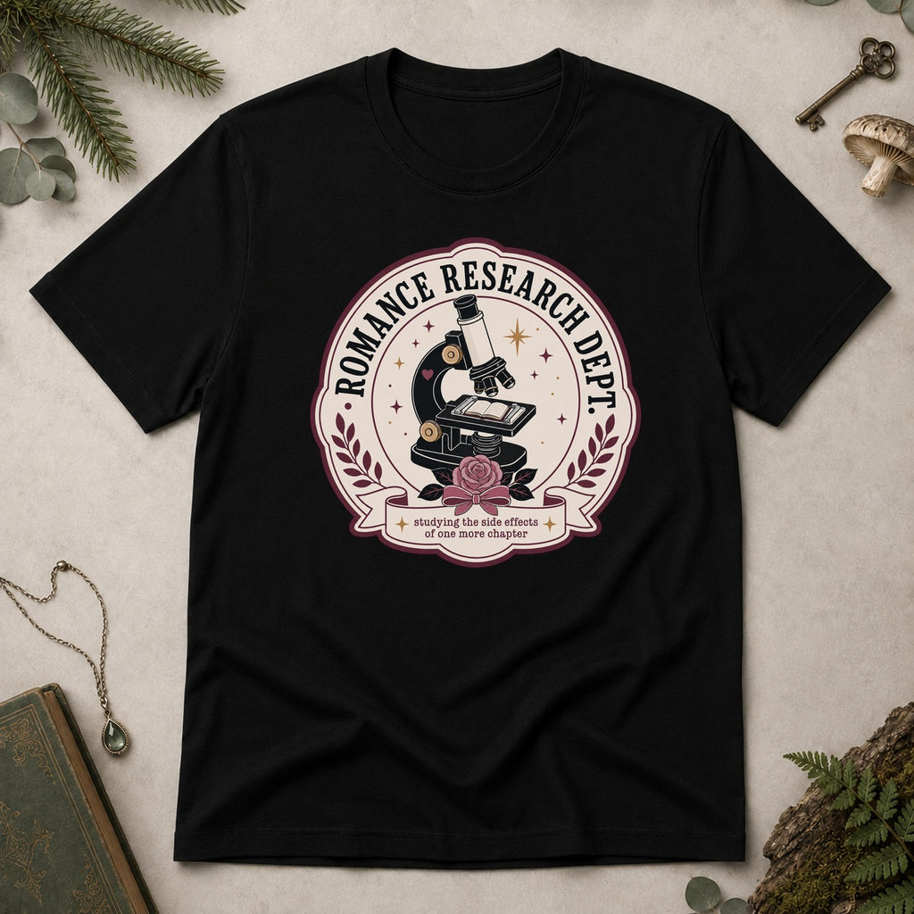 Romance Research Department T-Shirt - Black