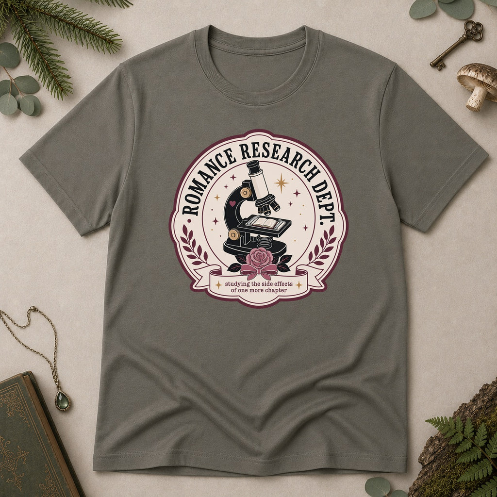 Romance Research Department T-Shirt - Charcoal