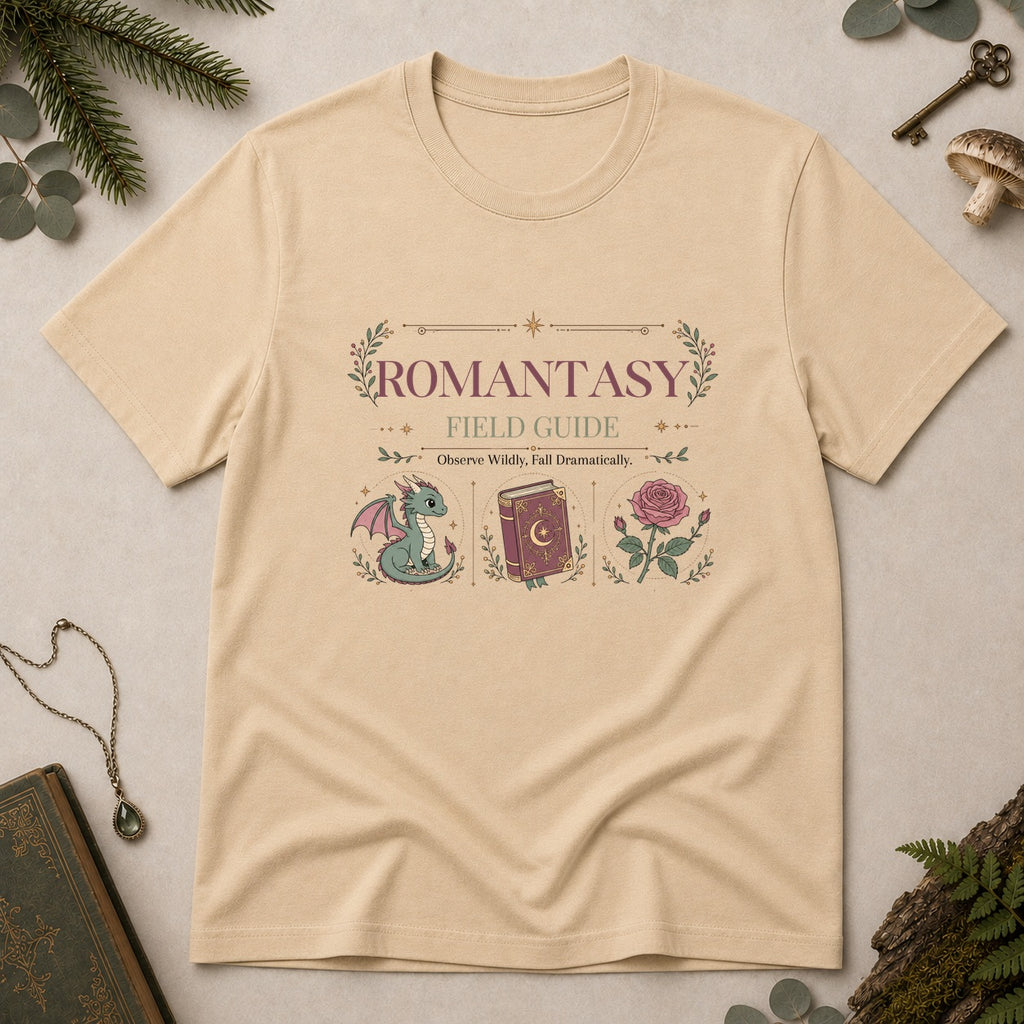 Romantasy Field Guide T-Shirt - Sand