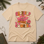 Saddle Up Cowgirl T-Shirt - Sand