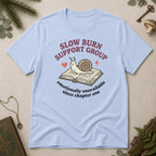 Slow Burn Support Group T-Shirt - Light Blue