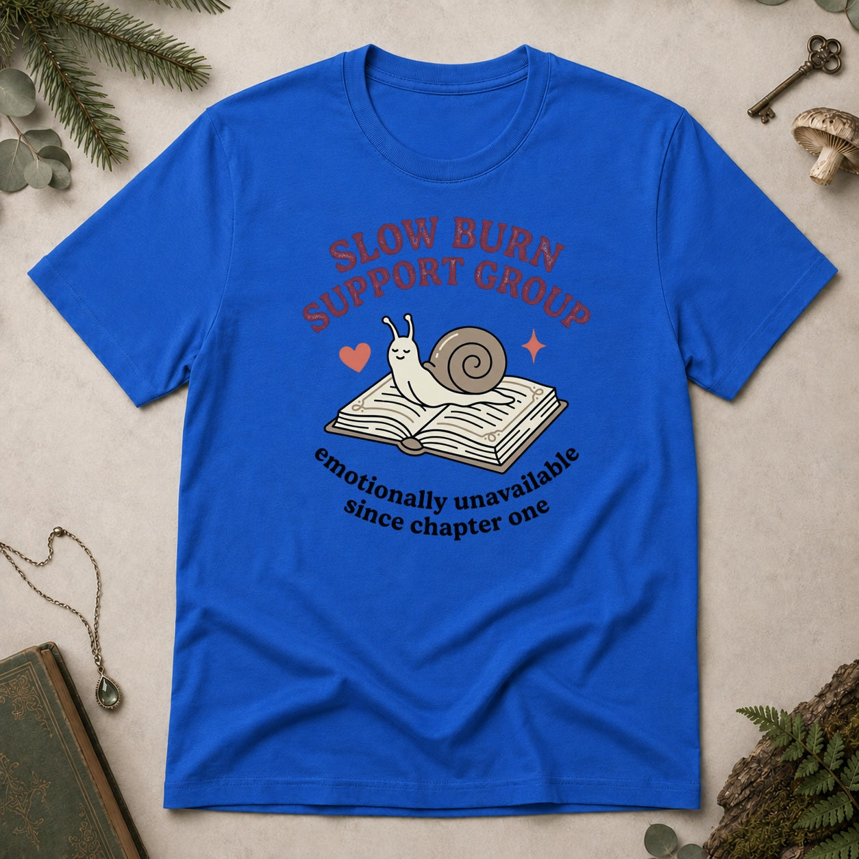 Slow Burn Support Group T-Shirt - Royal