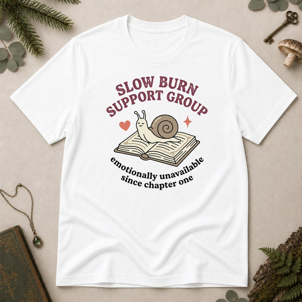 Slow Burn Support Group T-Shirt - White