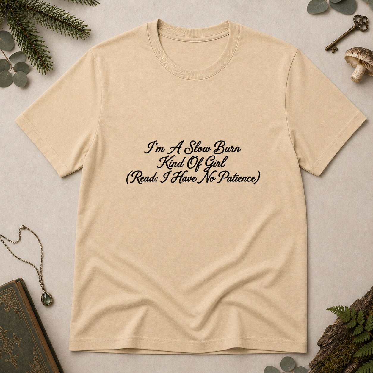 Slow Burn T-Shirt - Sand
