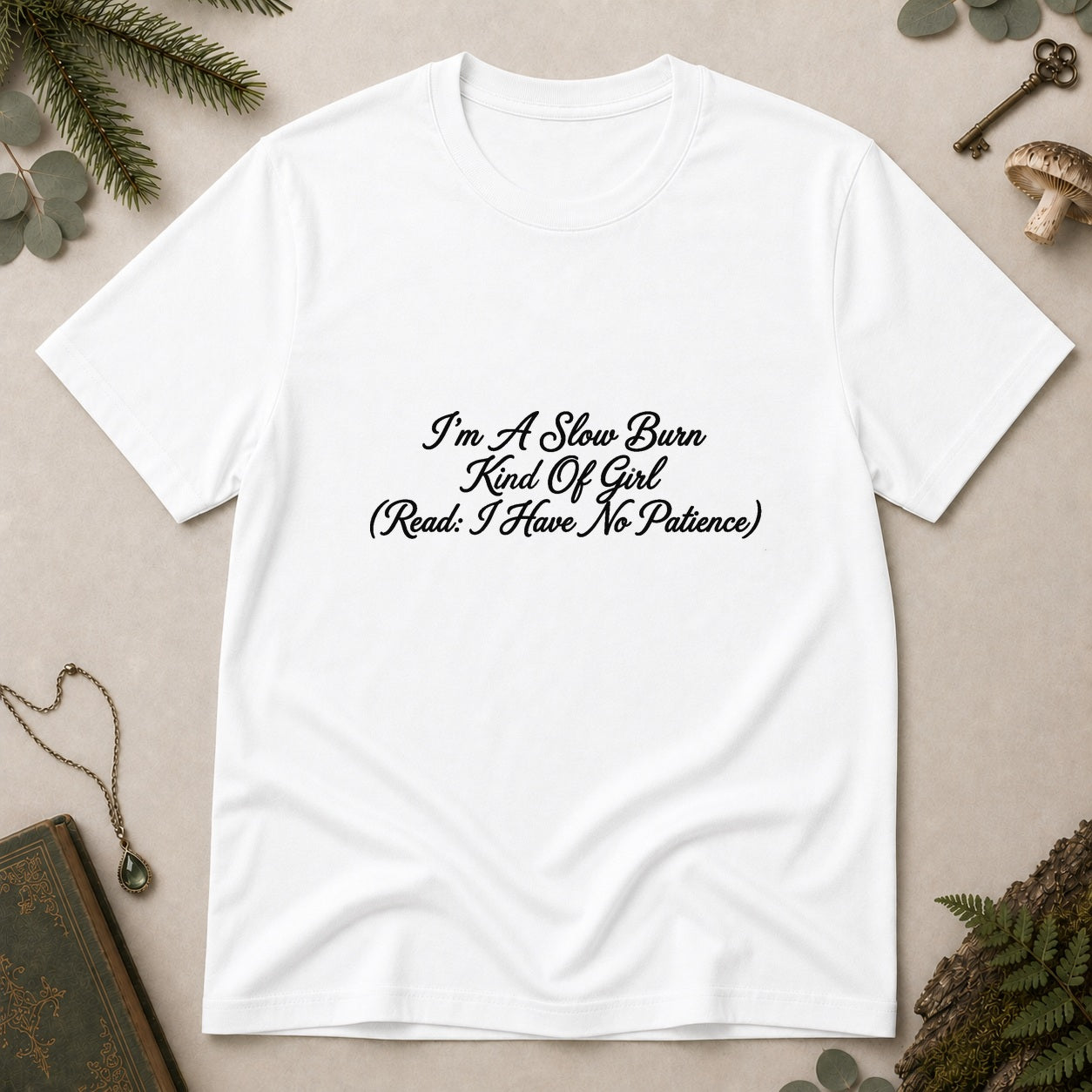 Slow Burn T-Shirt - White