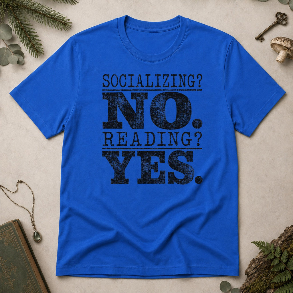 Socialising No T-Shirt - Royal