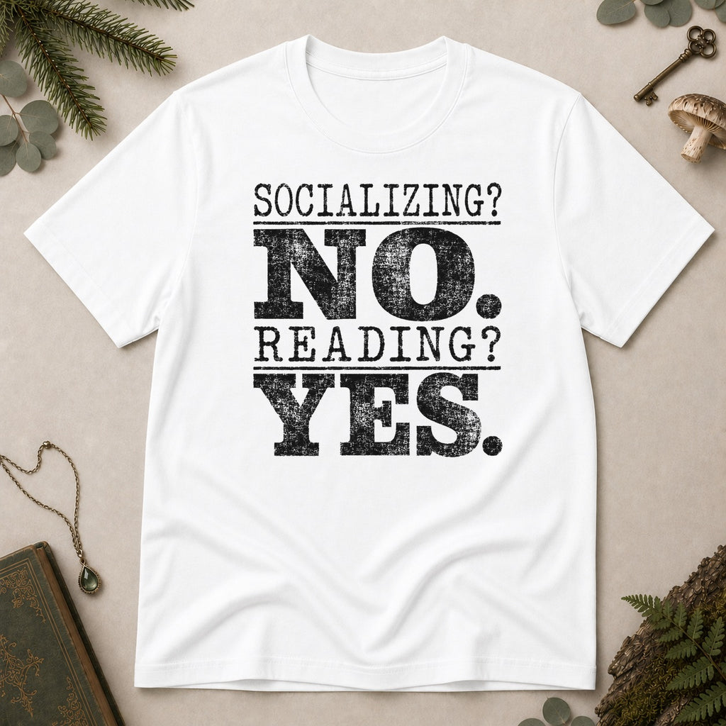Socialising No T-Shirt - White