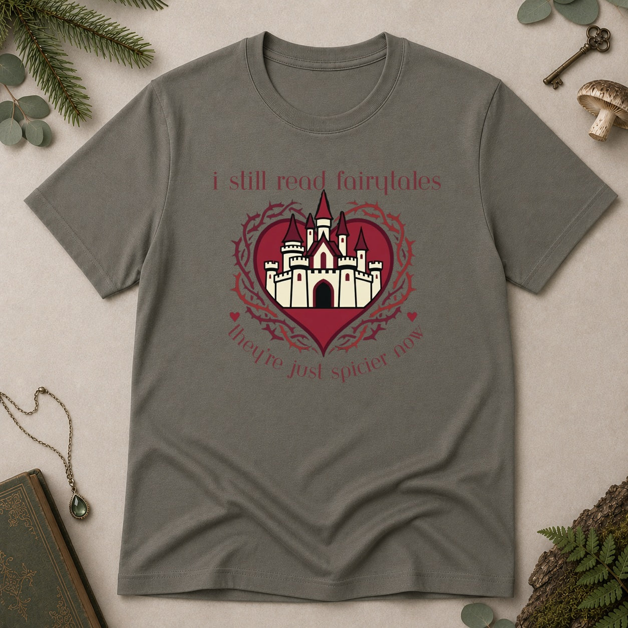 Spicy Fairytales T-Shirt - Charcoal