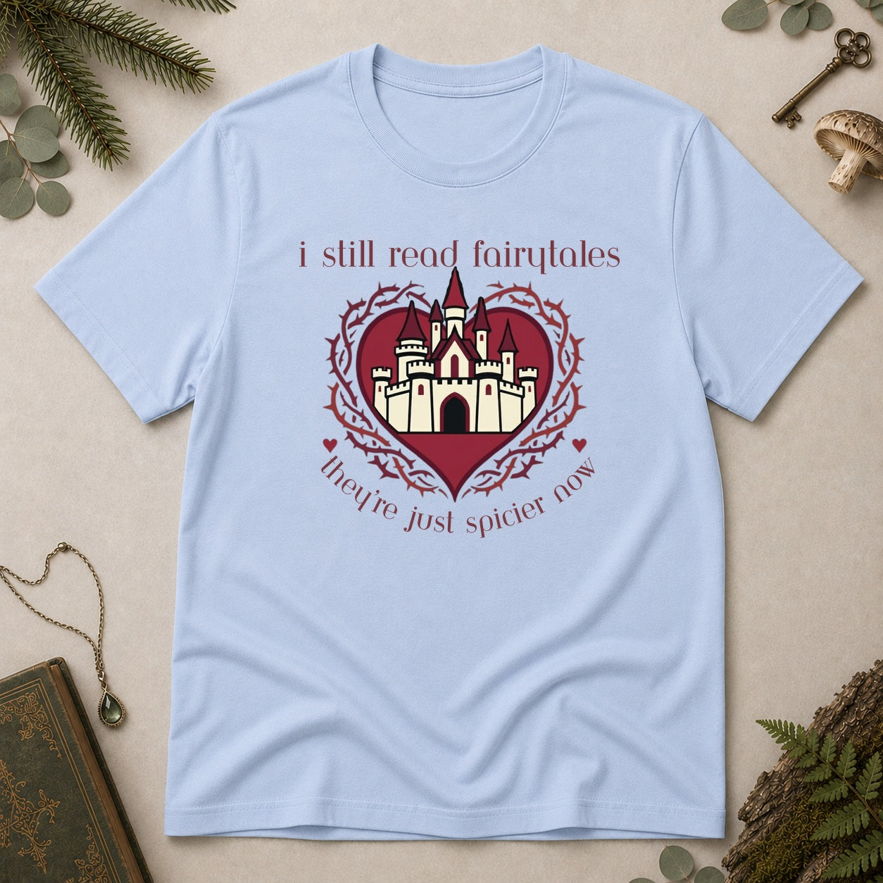 Spicy Fairytales T-Shirt - Light Blue