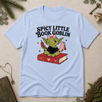 Spicy Little Book Goblin T-Shirt - Light Blue