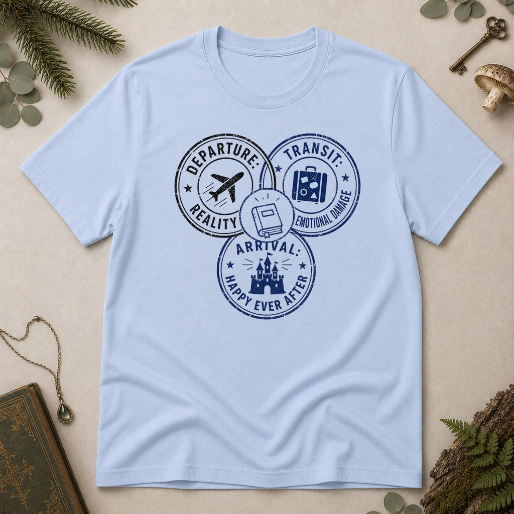 Stamps T-Shirt - Light Blue