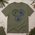 Stamps T-Shirt - Military Green