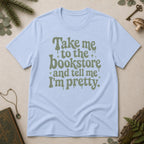Take Me to the Bookstore T-Shirt - Light Blue