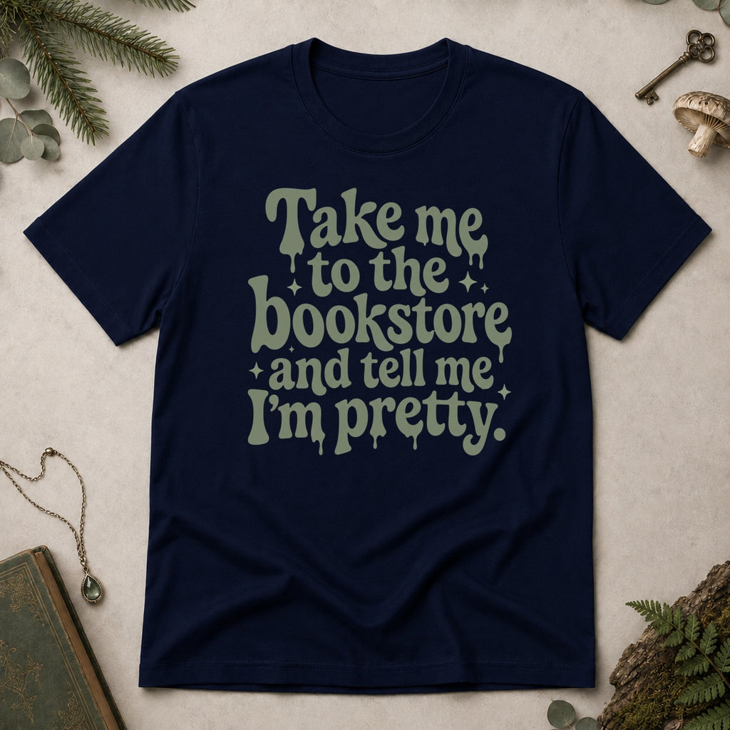 Take Me to the Bookstore T-Shirt - Navy