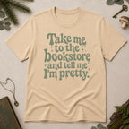 Take Me to the Bookstore T-Shirt - Sand