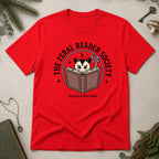 The Feral Reader Society T-Shirt - Red