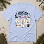The Scientific Method of Falling for Fictional Men T-Shirt - Light Blue