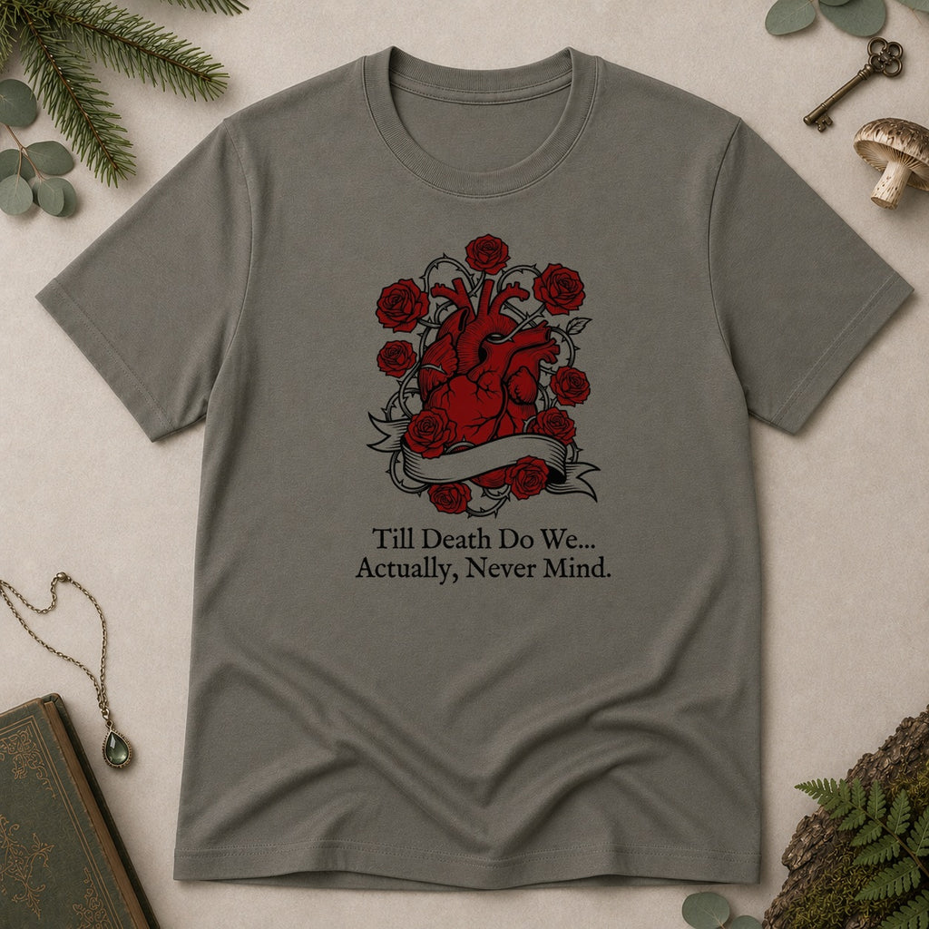 Til Death T-Shirt - Charcoal