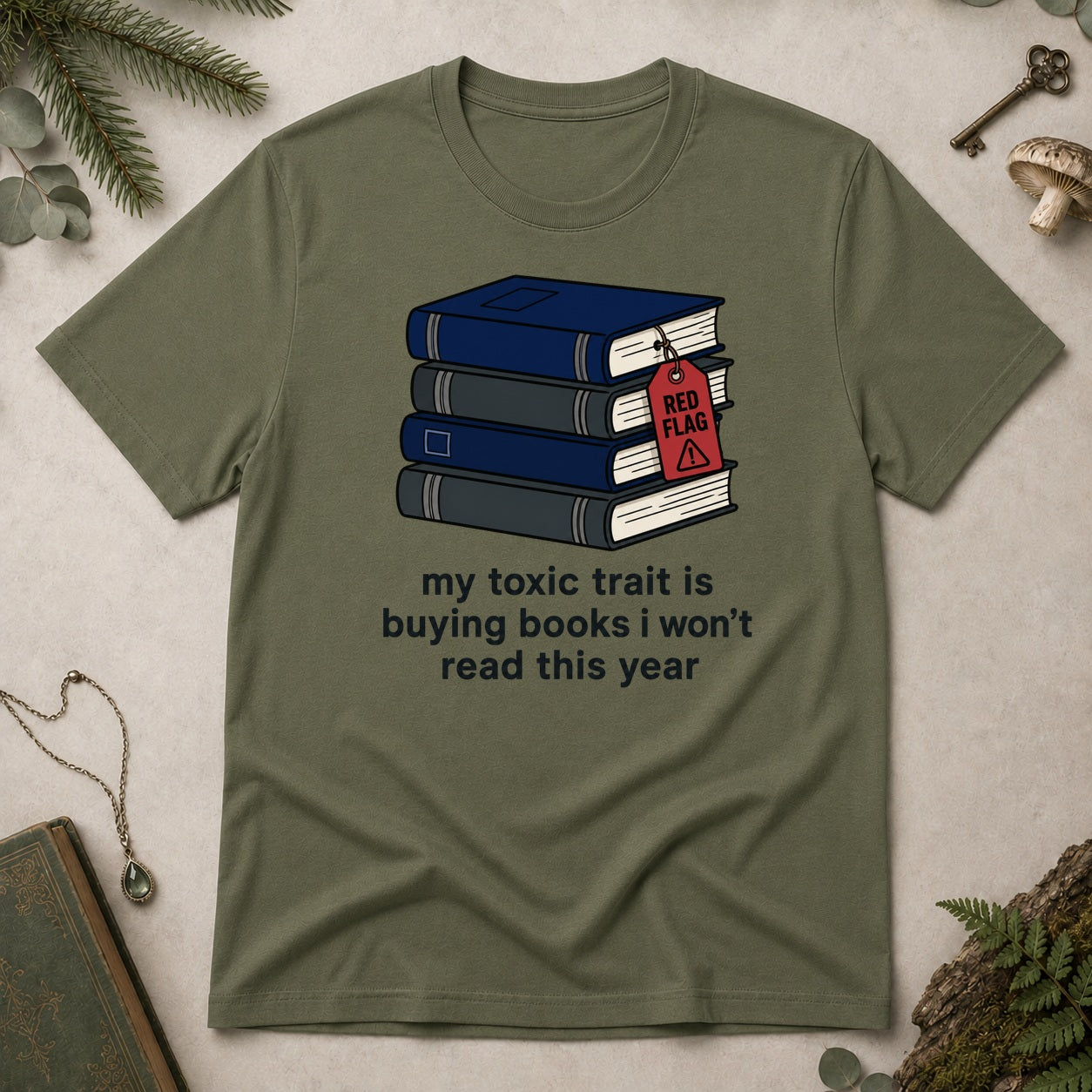 Toxic Trait 2 T-Shirt - Military Green