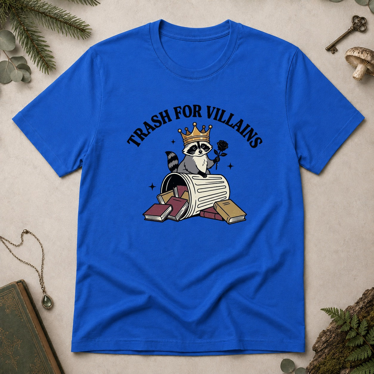 Trash for Villains T-Shirt - Royal