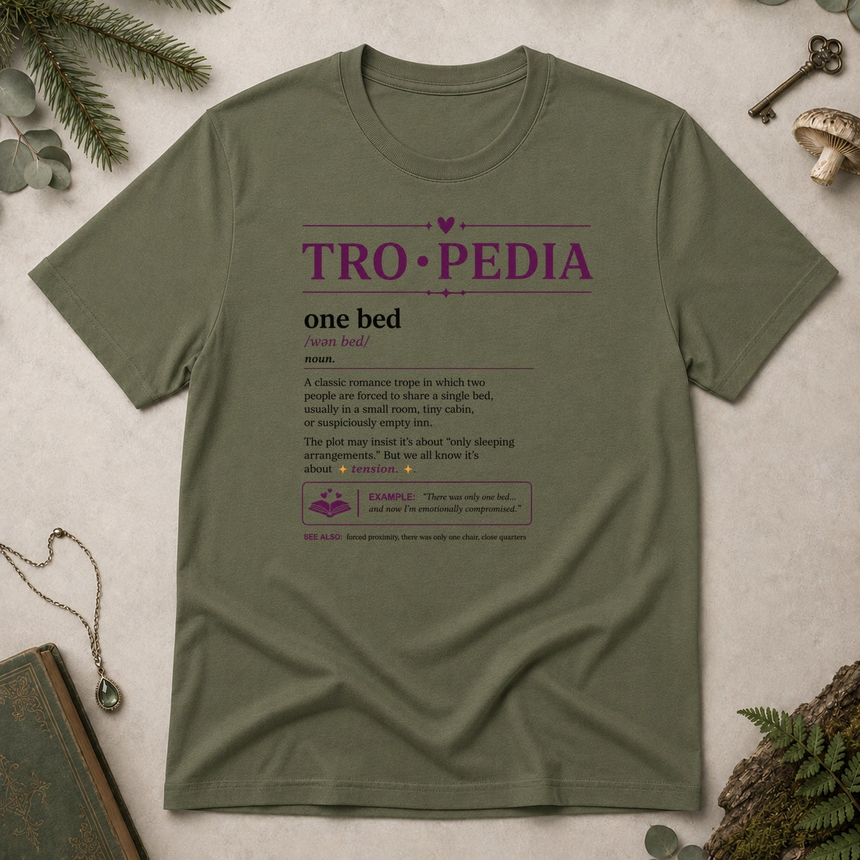 Tro Pedia T-Shirt - Military Green
