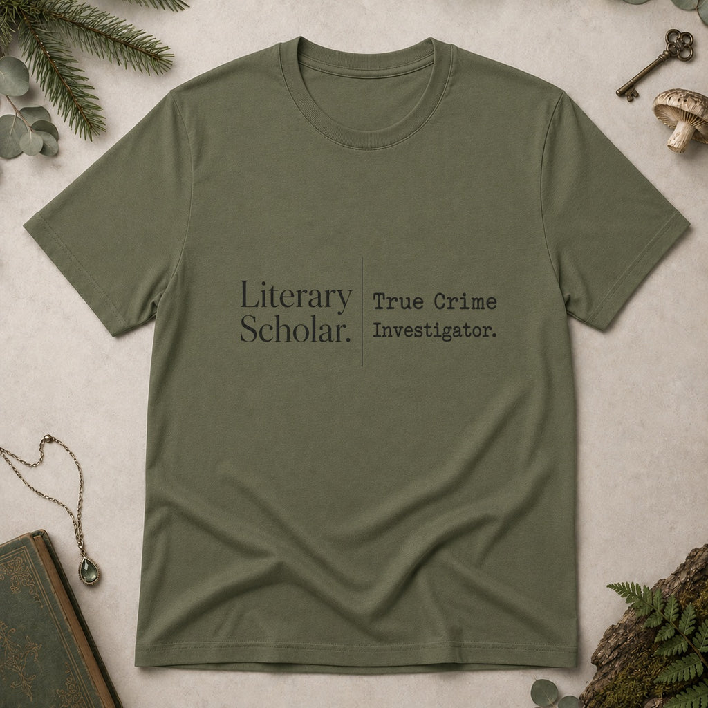 True Crime T-Shirt - Military Green