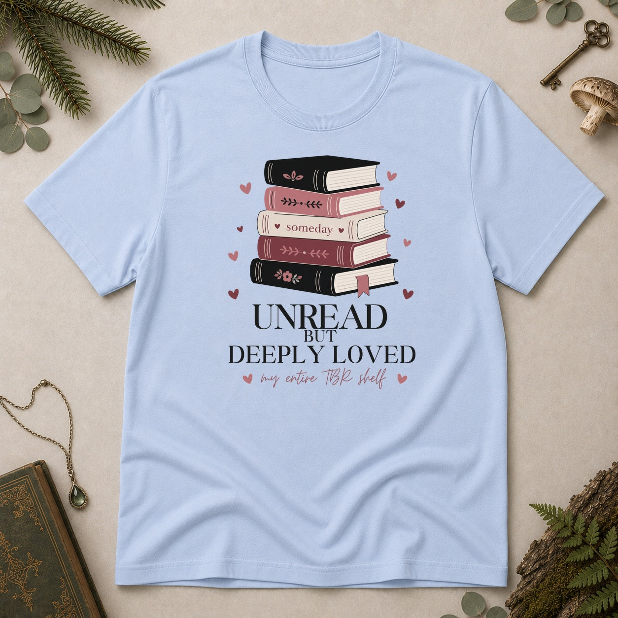 Unread TBR T-Shirt - Light Blue