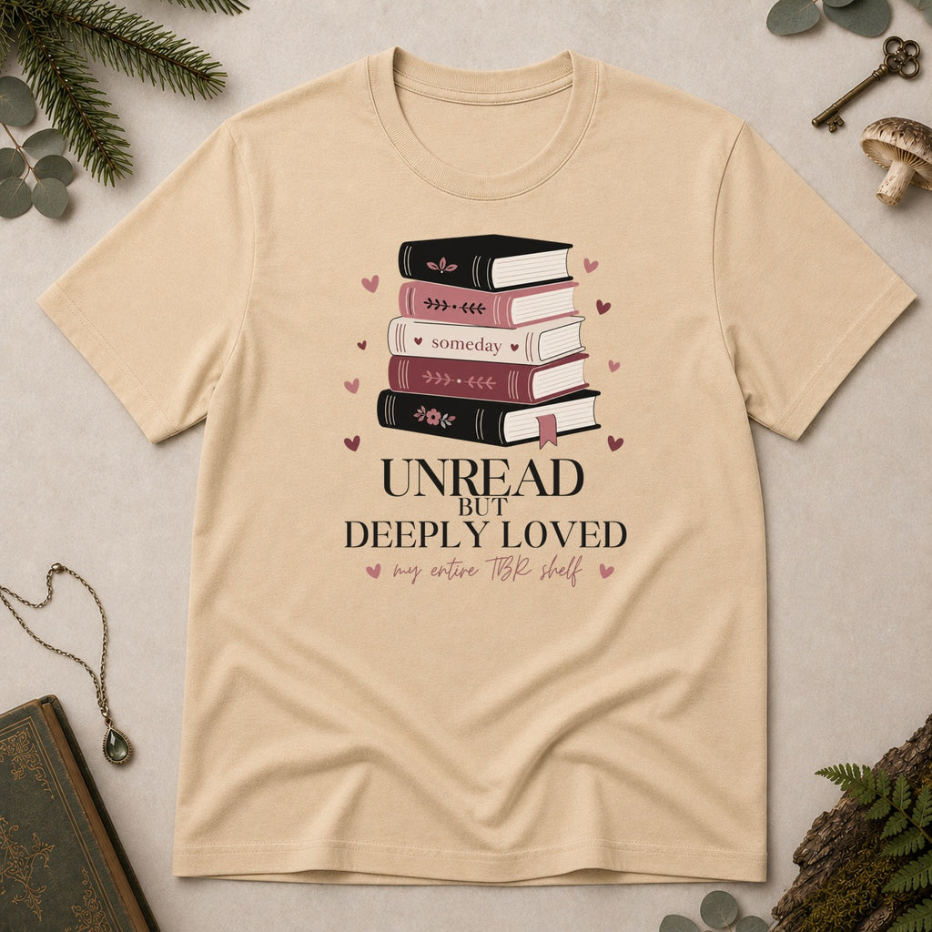 Unread TBR T-Shirt - Sand