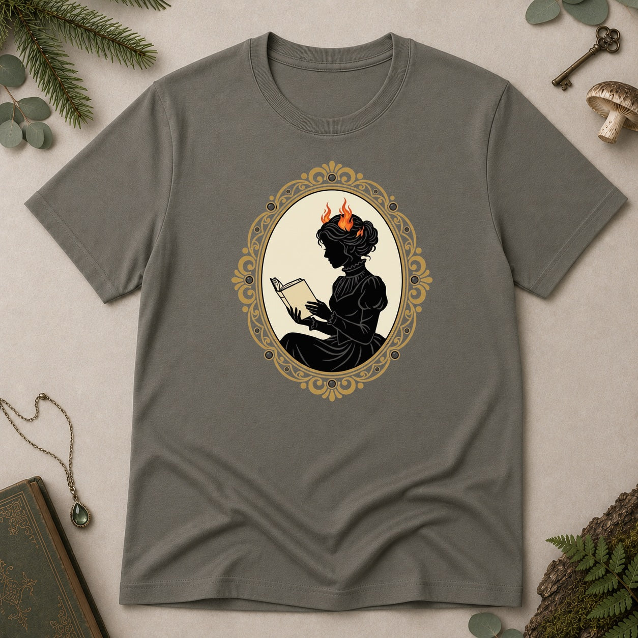 Victorian T-Shirt - Charcoal