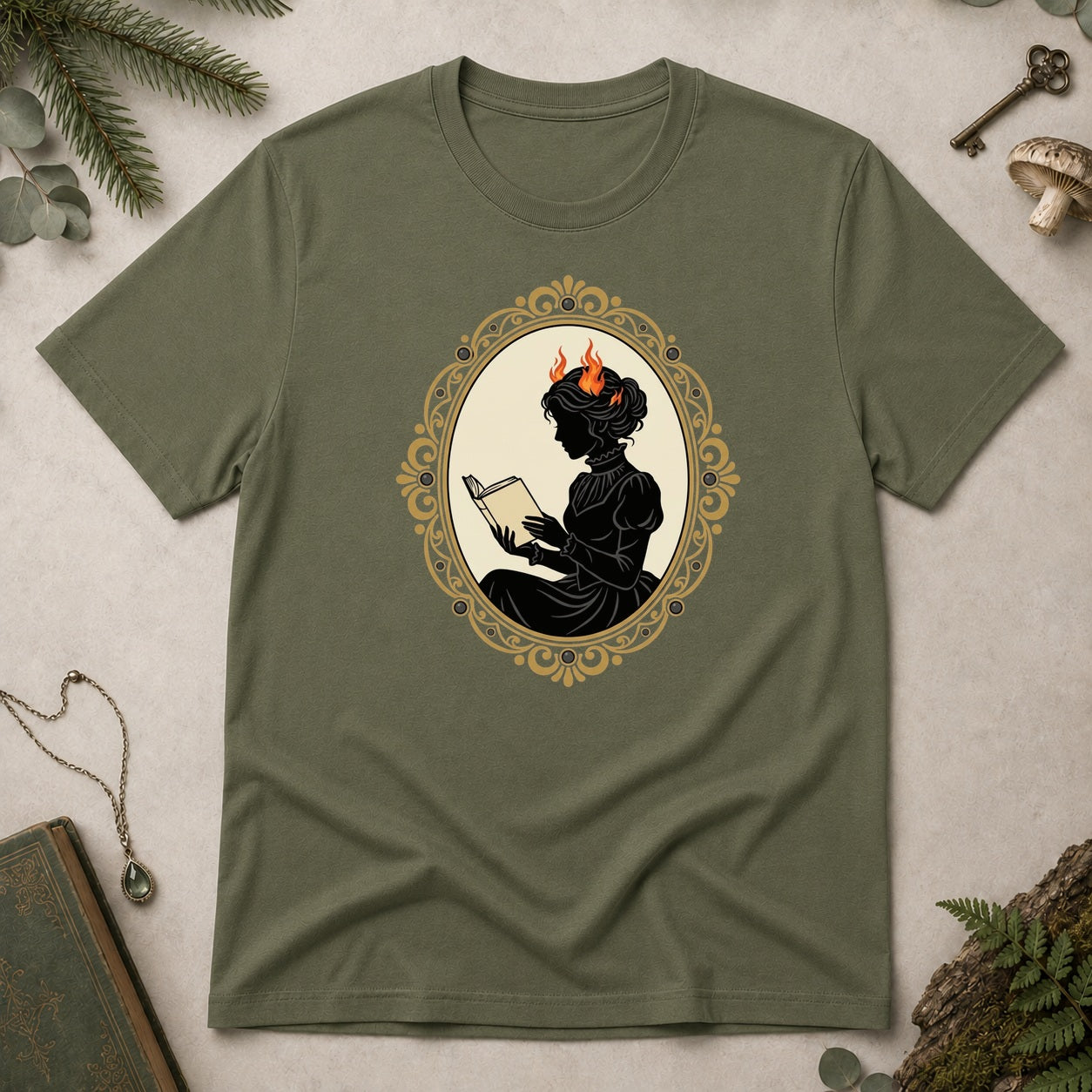 Victorian T-Shirt - Military Green