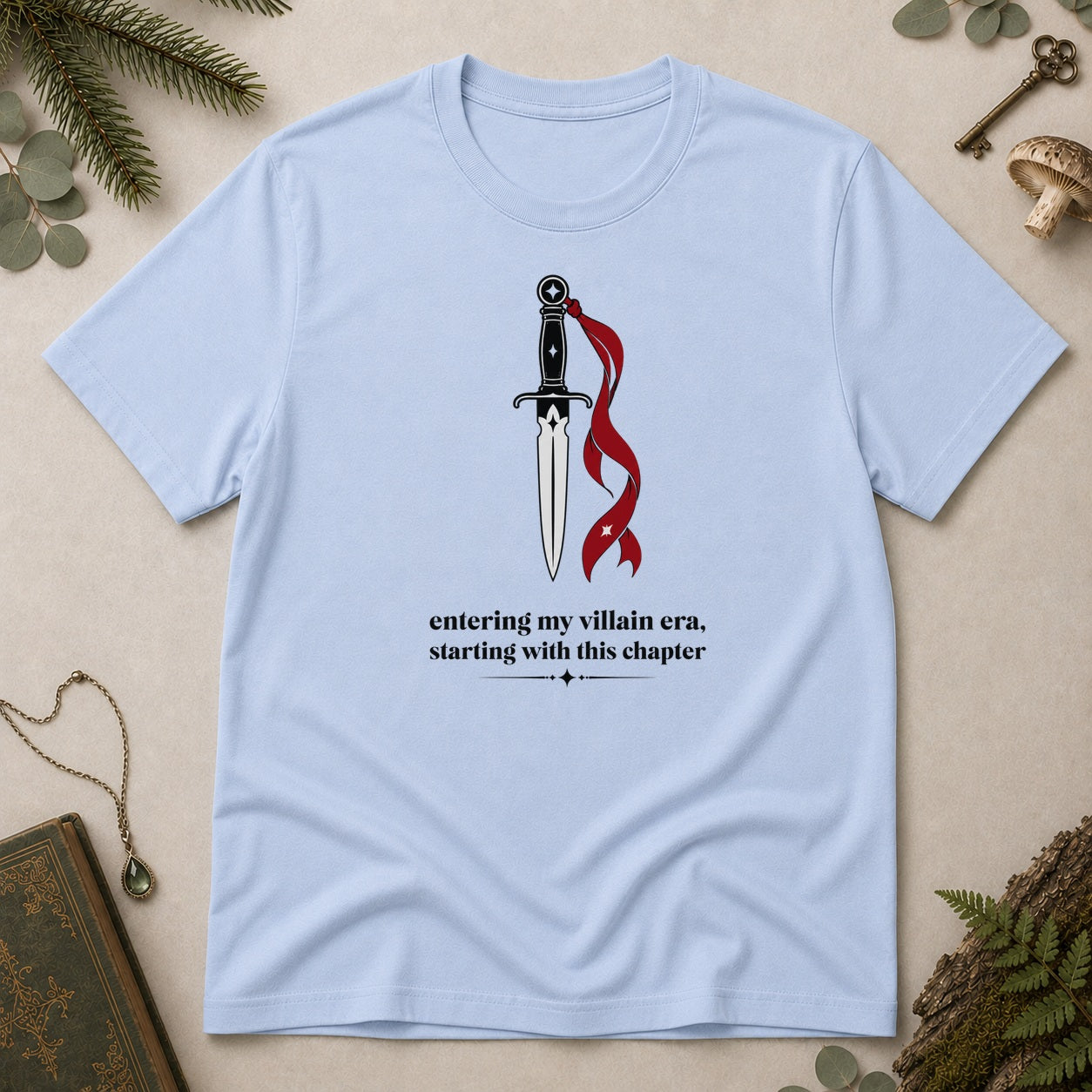 Villain Era T-Shirt - Light Blue