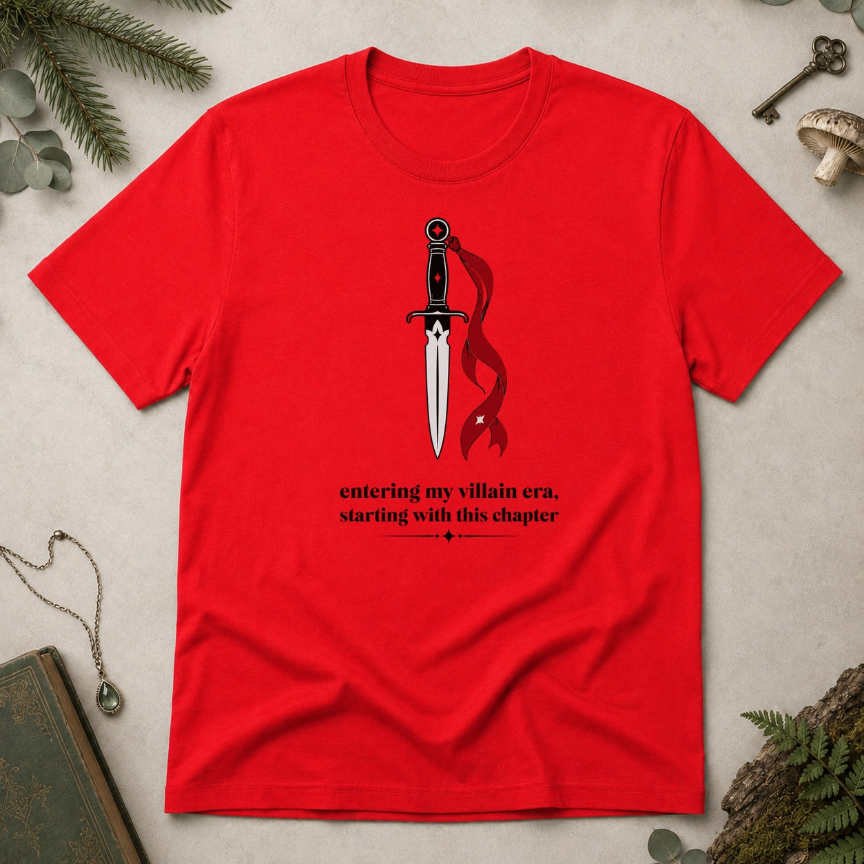 Villain Era T-Shirt - Red