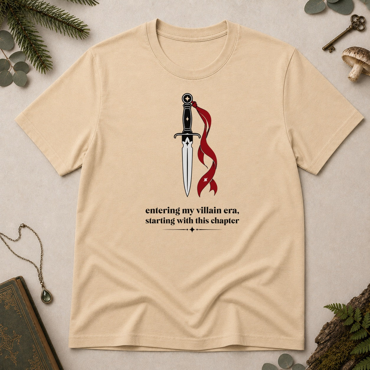 Villain Era T-Shirt - Sand
