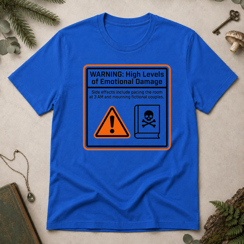 Warning T-Shirt - Royal