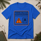 Warning T-Shirt - Royal