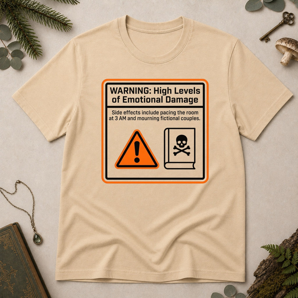 Warning T-Shirt - Sand