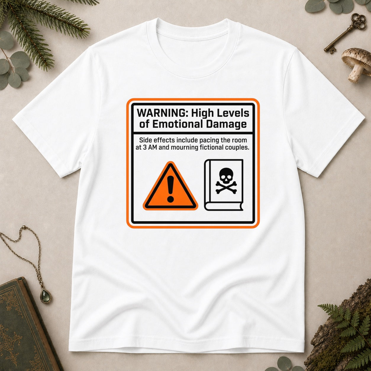 Warning T-Shirt - White