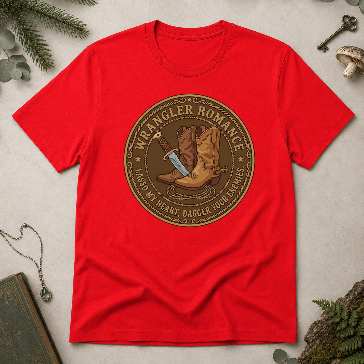 Wrangler Romance T-Shirt - Red